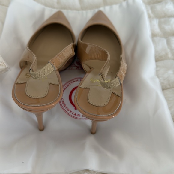 Brand new CL sling back heels EU 41 - Picture 4 of 6
